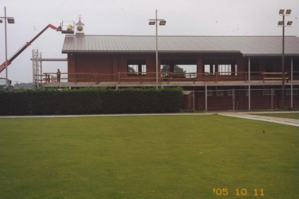 Work on new clubhouse 2