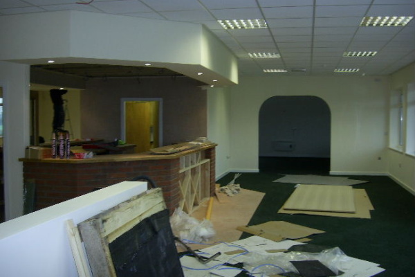 Work on new clubhouse 4