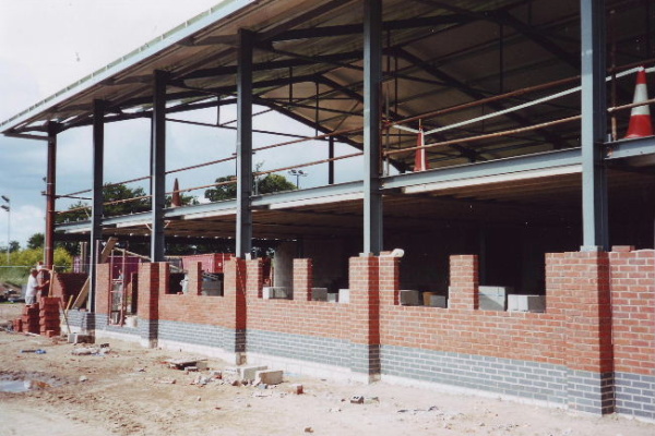 Work on new clubhouse 6